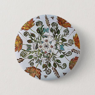 Spider Web - Spider - Ants and Bees 6 Cm Round Badge