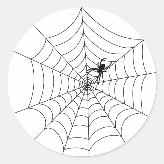 Spider Web Sticker (Front)