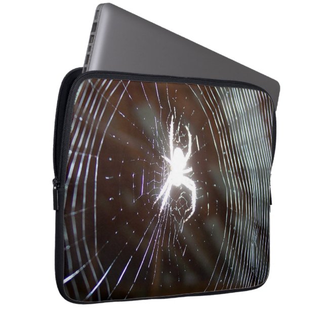 Spider Webbed Laptop Sleeve (Front Right)