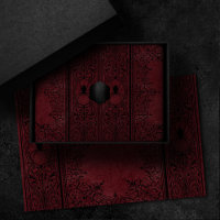 Spider Witch | Dark Red Fantasy Spiderweb Flourish