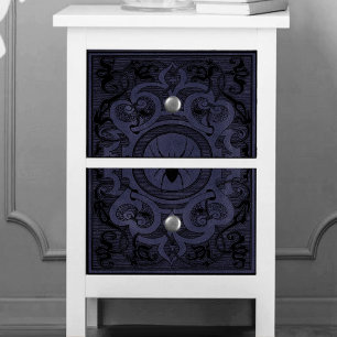 Spider Witch   Dusty Purple Spiderweb Flourish Tissue Paper