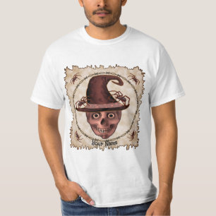 Spider Witch Skull T-Shirt