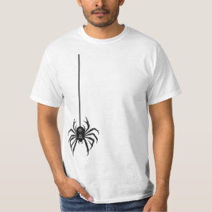 Spider with Cobweb Line T-Shirt – Spooky HaT-Shirt