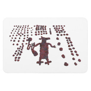 Spider Woman and Coyote and the stars in the sky Magnet