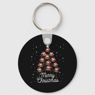 Spider Xmas Tree Spiders Christmas Tree Tank Top1 Key Ring