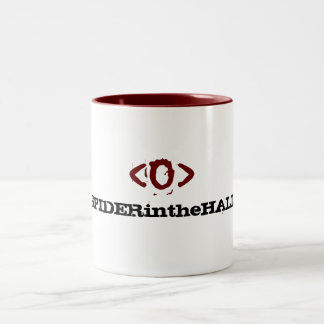 SPIDERintheHALL Eye logo mug