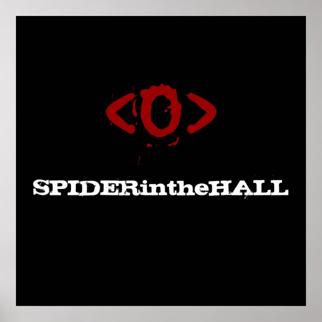 SPIDERintheHALL eye poster (Front)