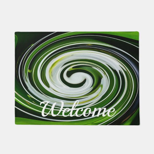 SpiderLily Twist Welcome Doormat (Front)