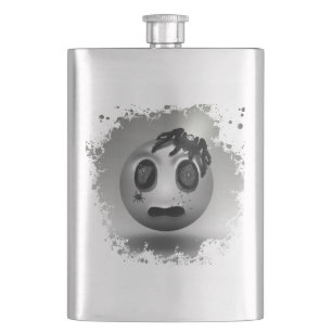 Spidermoji Flashlight Hip Flask
