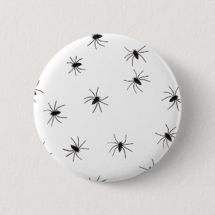 spiders 6 cm round badge