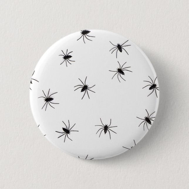 spiders 6 cm round badge (Front)