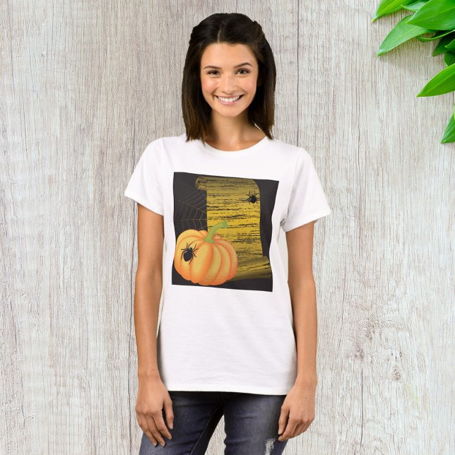 Spiders And Pumpkin T-Shirt (Creator Uploaded)