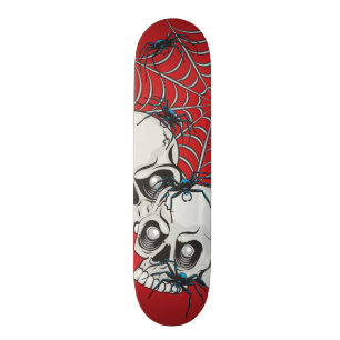 Spiders and Skulls Skateboard