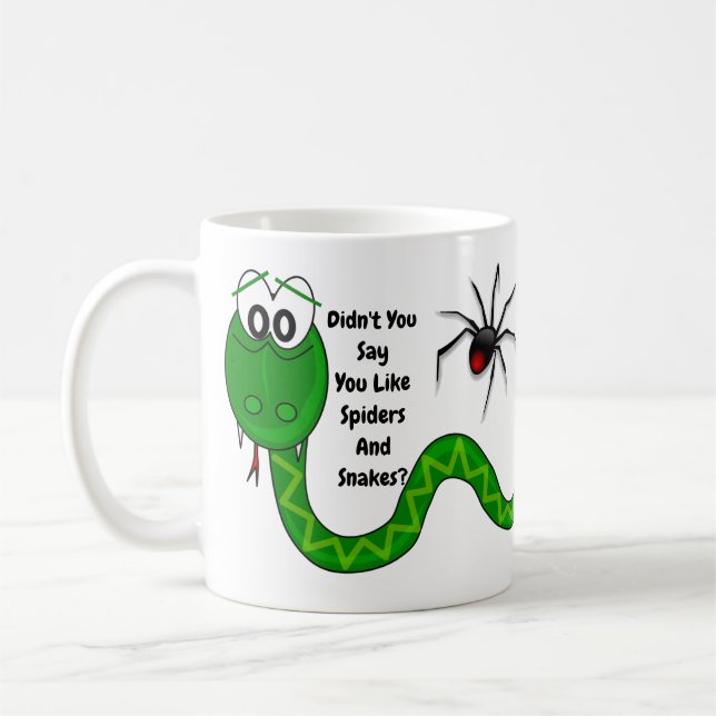 Spiders and Snakes Coffee Mug (Left)