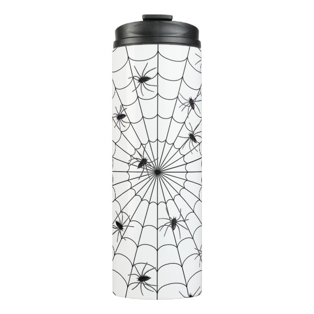 Spiders and Web Thermal Tumbler (Front)