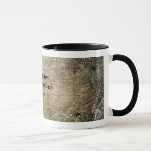 Spiders and Webs Halloween mug