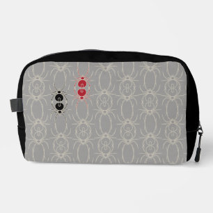 Spiders - Ghost Grey and Bone White Dopp Kit