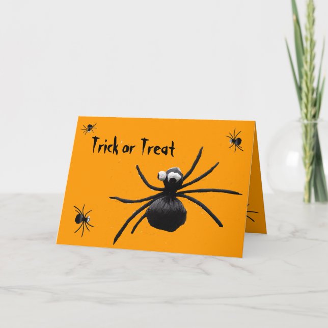Spiders Halloween Card (Front)