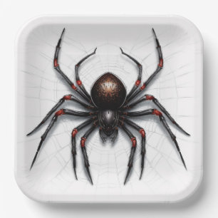 Spider's Haunt cardboard plates