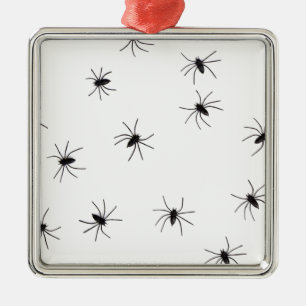 spiders metal ornament