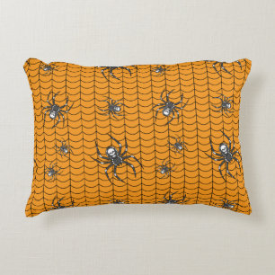 Spiders on Parade Accent Pillow