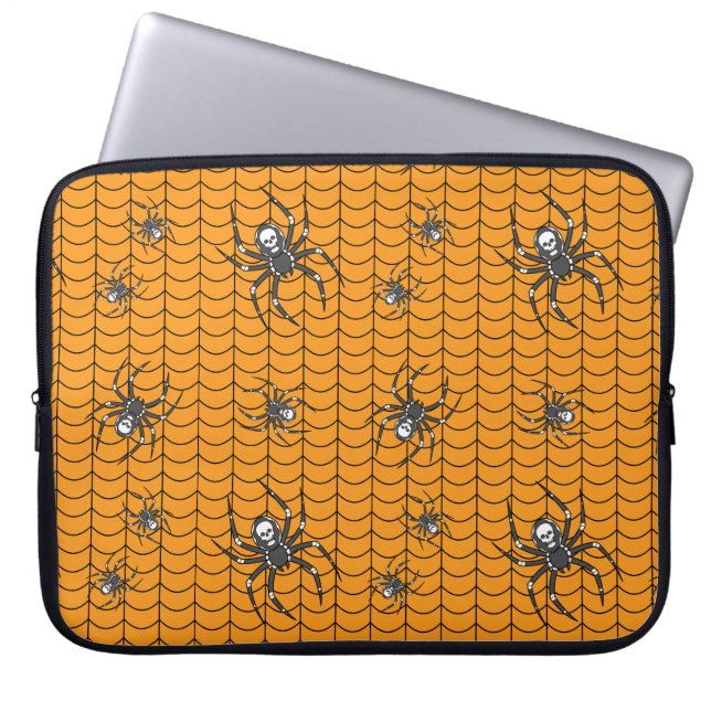 Spiders on Parade Laptop Sleeve (Front)