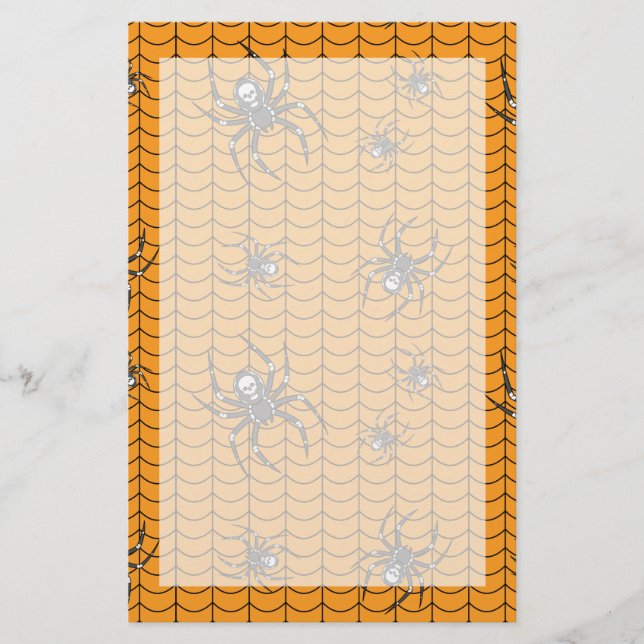 Spiders on Parade Stationery (Front)