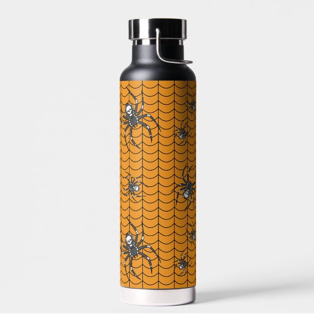 Spiders on Parade Water Bottle (Left)