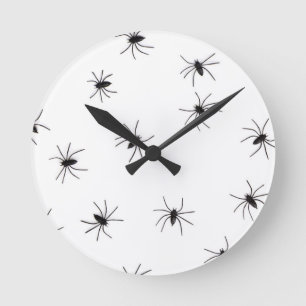 spiders round clock