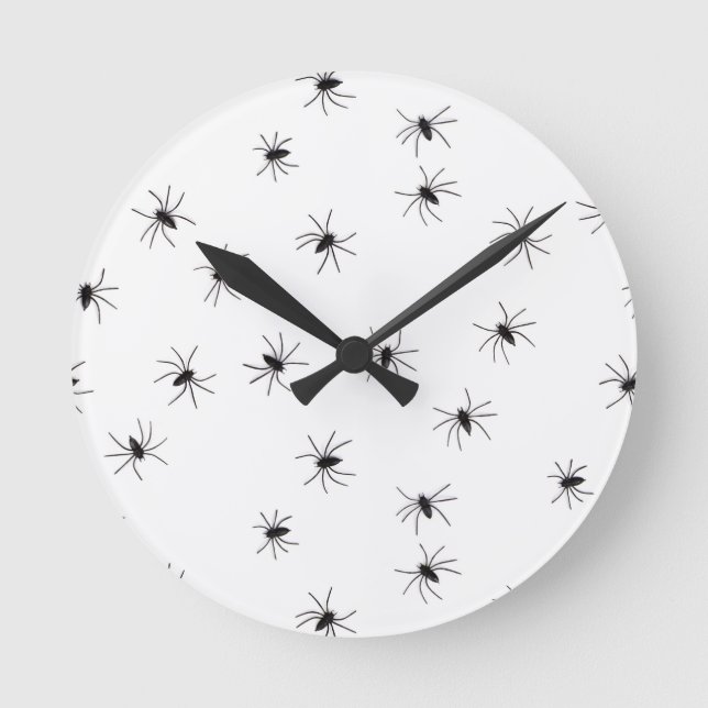 Spiders Round Clock (Front)