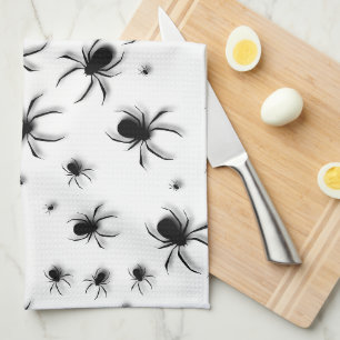 Spiders tea towel