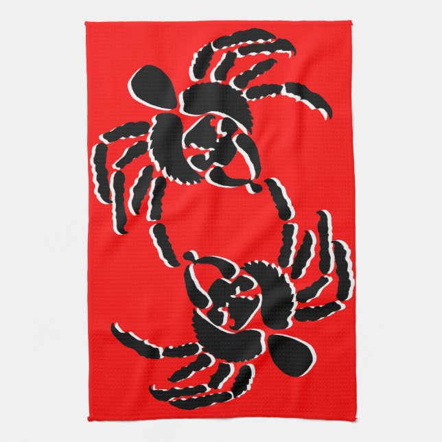 Spiders Tea Towel (Vertical)