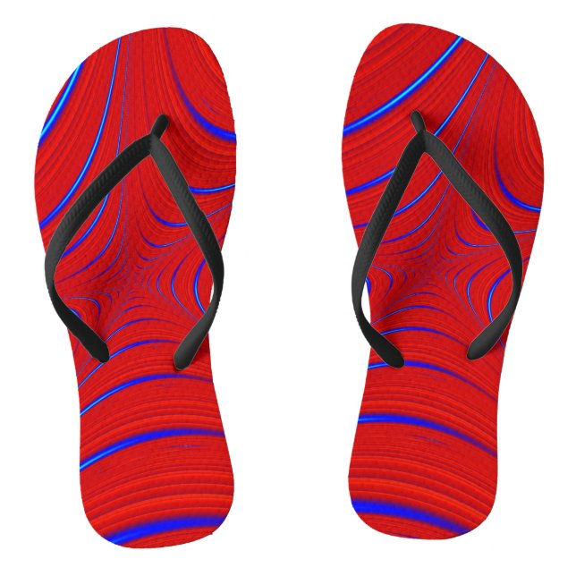 Spiders Web Abstract Thongs (Footbed)