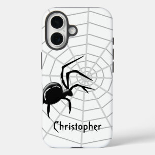 Spiders Web Just Add Name iPhone 16 Case
