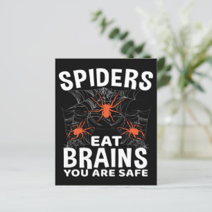 Spiders Webs Eat Brains You Are Safe Halloween