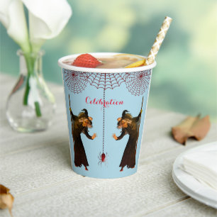 Spiders Witches Paper Cups
