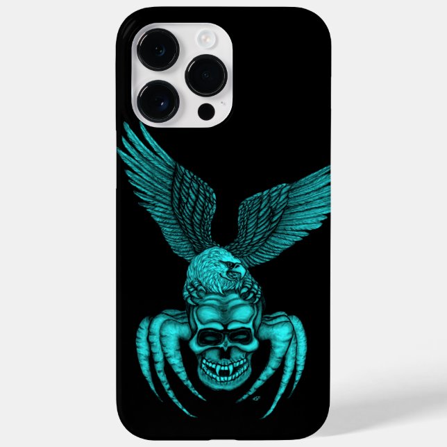 Spiderskull with Eagle Case-Mate iPhone Case (Back)