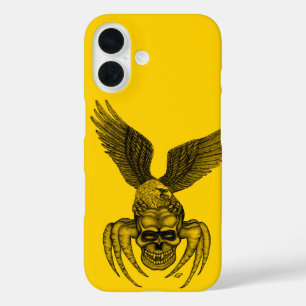 Spiderskull with Eagle iPhone 16 Case