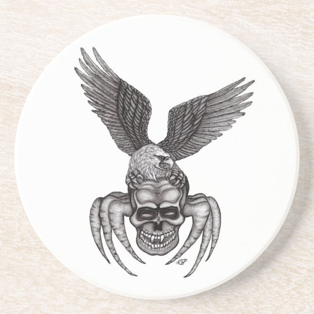 Spiderskull with Eagle Coaster (Front)