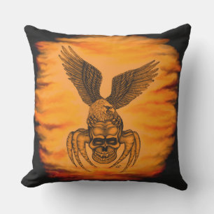 Spiderskull with Eagle Cushion