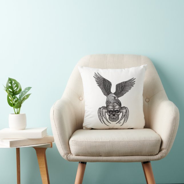 Spiderskull with Eagle Cushion (Chair)