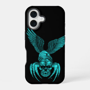 Spiderskull with Eagle iPhone 16 Case