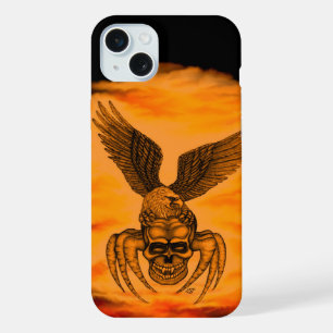 Spiderskull with Eagle iPhone 15 Plus Case