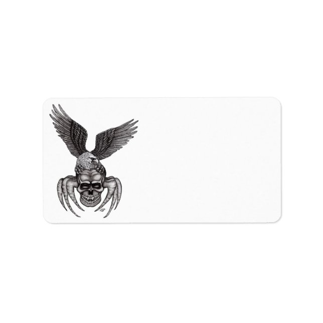 Spiderskull with Eagle Label (Front)