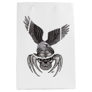 Spiderskull with Eagle Medium Gift Bag