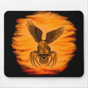 Spiderskull with Eagle Mouse Pad