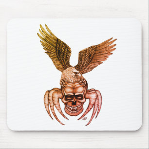 Spiderskull with Eagle Mouse Pad