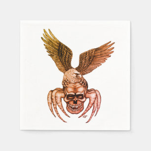 Spiderskull with Eagle Napkin