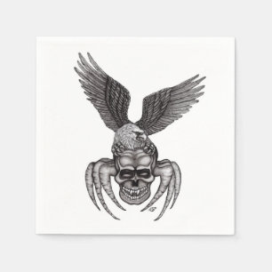 Spiderskull with Eagle Napkin