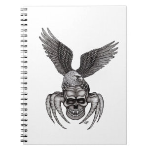 Spiderskull with Eagle Notebook
